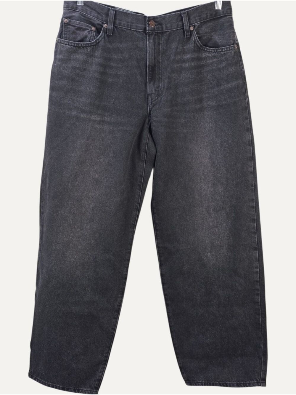Levi's Baggy Dad Jeans W32 L32 Black Mid Rise Straight Leg NWT